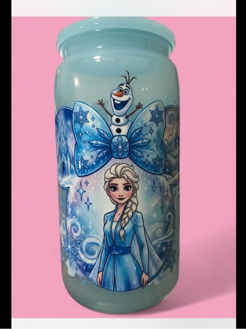 NWOT- Frozen Elsa & Olaf Acrylic Tumbler Cup ❄️💙